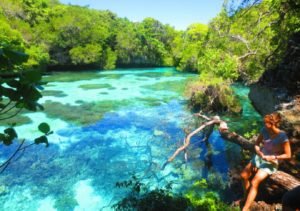 Natural Aquarium in Mare New Caledonia