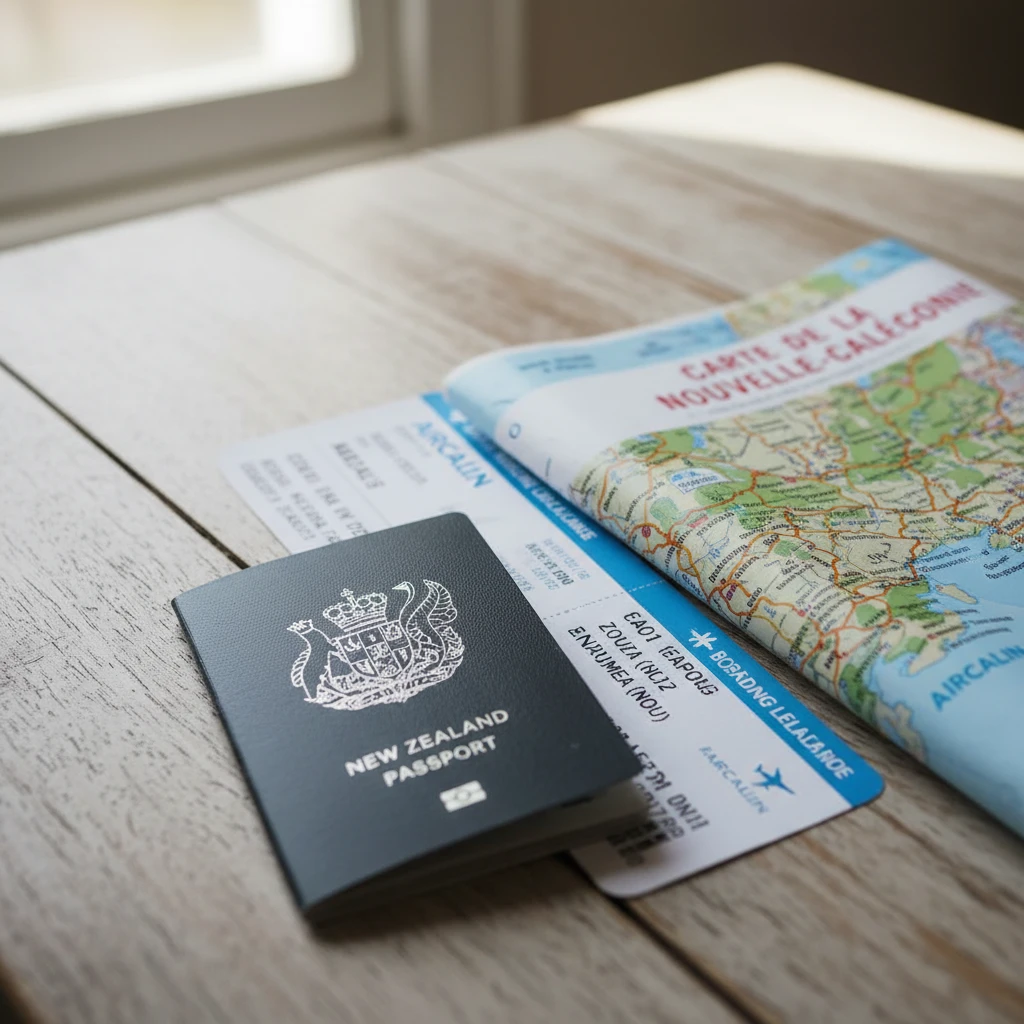 New Zealand passport and travel documents for New Caledonia