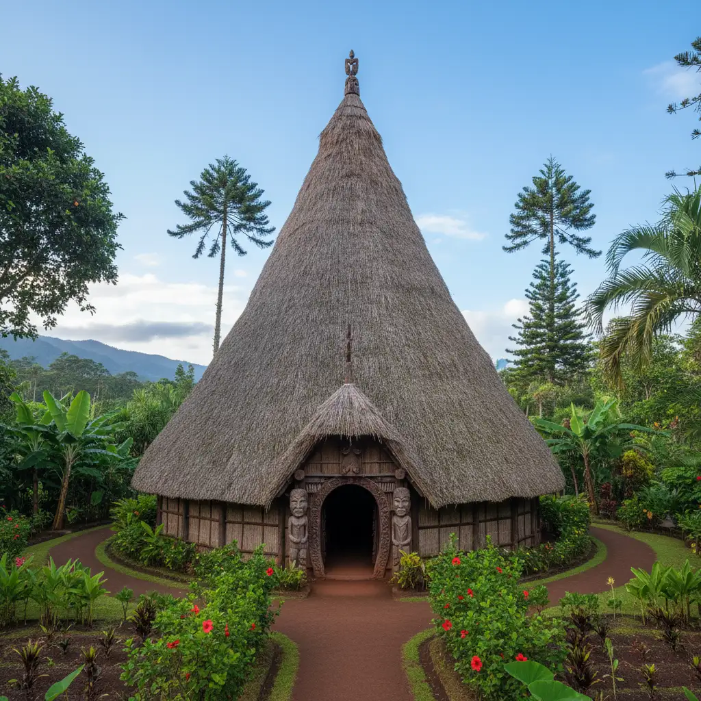 Traditional Kanak Case in the Loyalty Islands