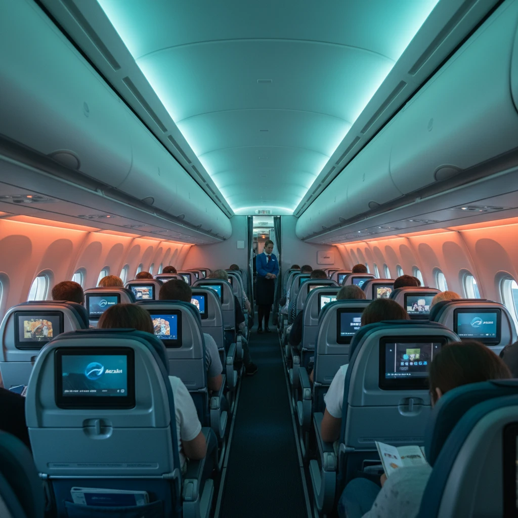 Aircalin A330neo Economy Class Cabin Interior