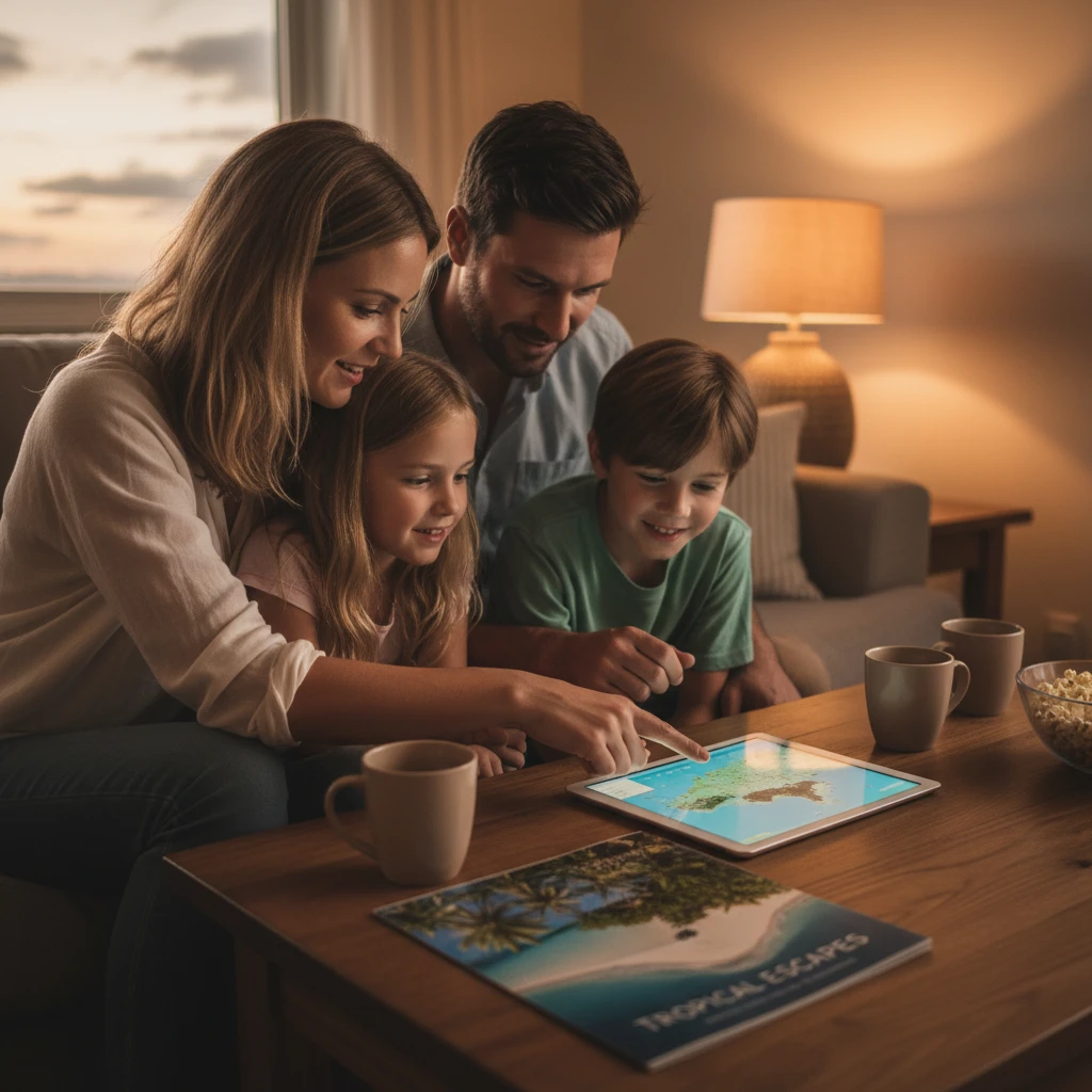 Family planning holiday to New Caledonia