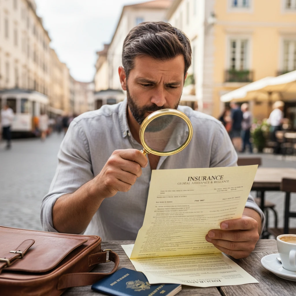 Reading travel insurance fine print exclusions