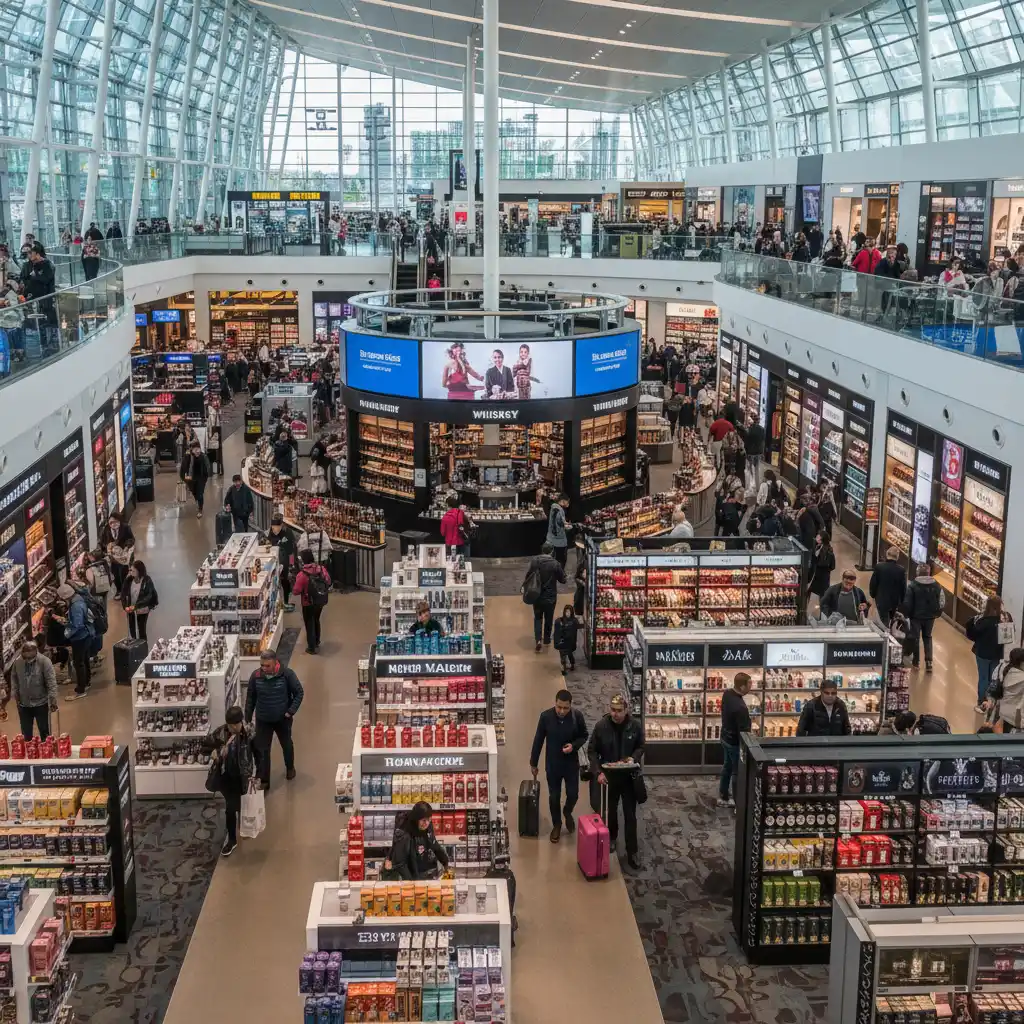 Auckland Airport International Terminal Duty Free Shopping
