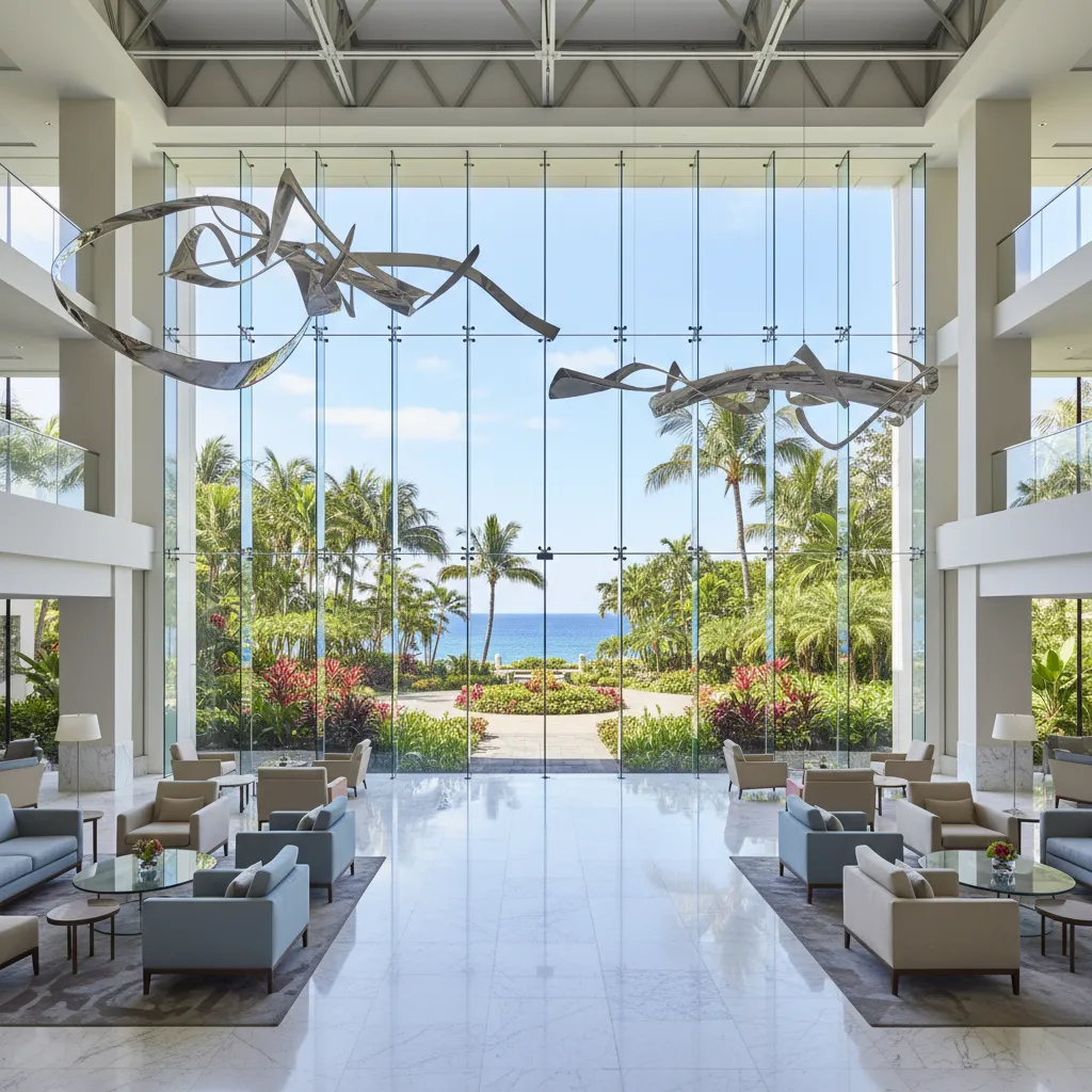 Le Méridien Nouméa Lobby Entrance and Interior Design
