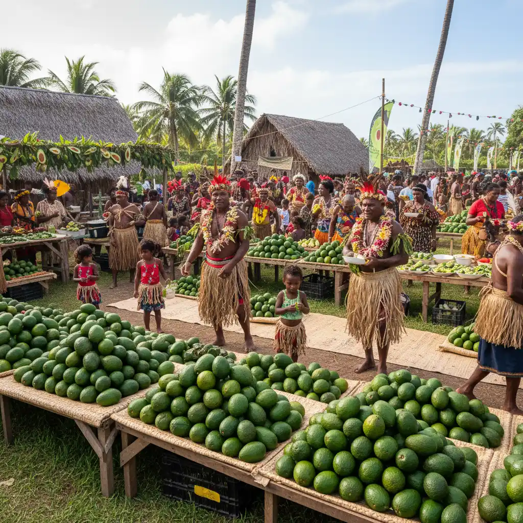 Avocado Festival Maré Island New Caledonia