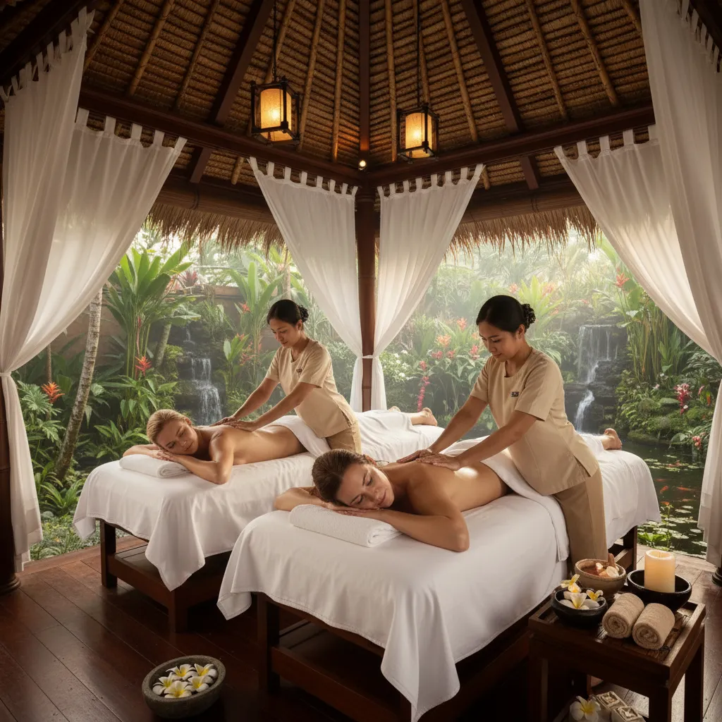 Couples massage spa treatment Isle of Pines