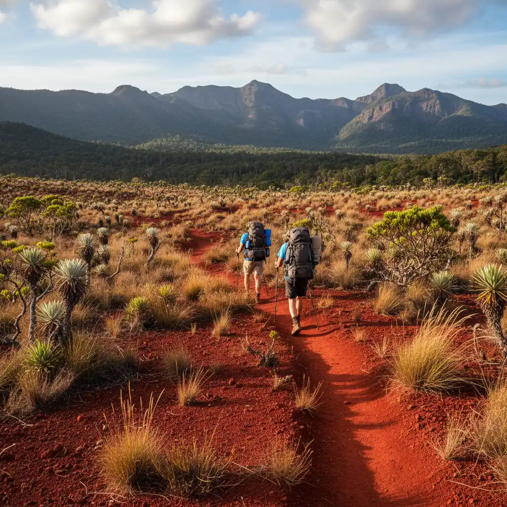 Hiking the GR1 trail in the Great South