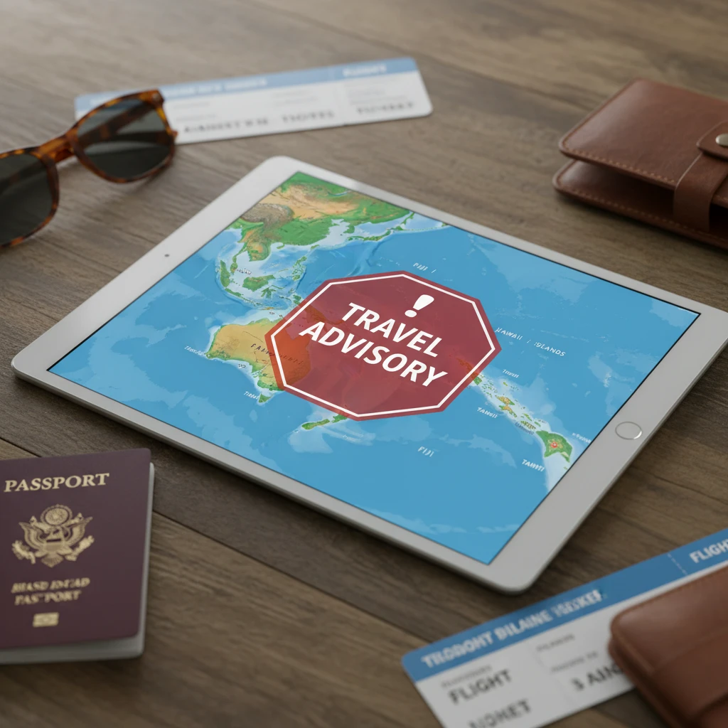 Travel advisory warning for Pacific Island travel