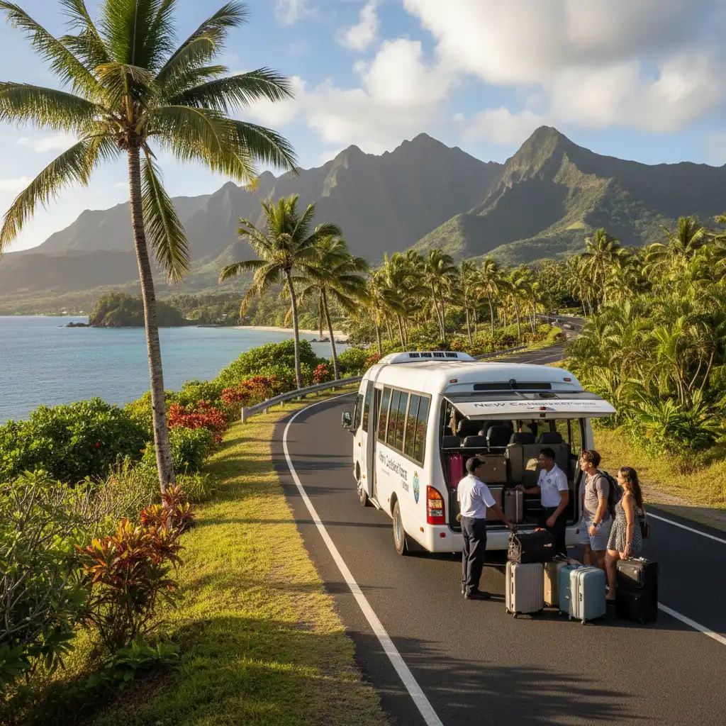 Airport shuttle transfer from La Tontouta to Nouméa