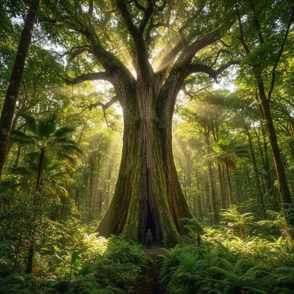 The Grand Kaori tree in Blue River Park