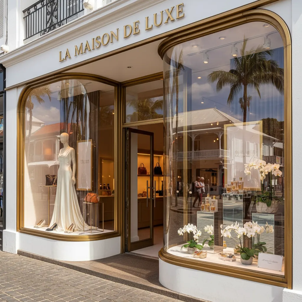 Luxury French fashion boutique in Noumea