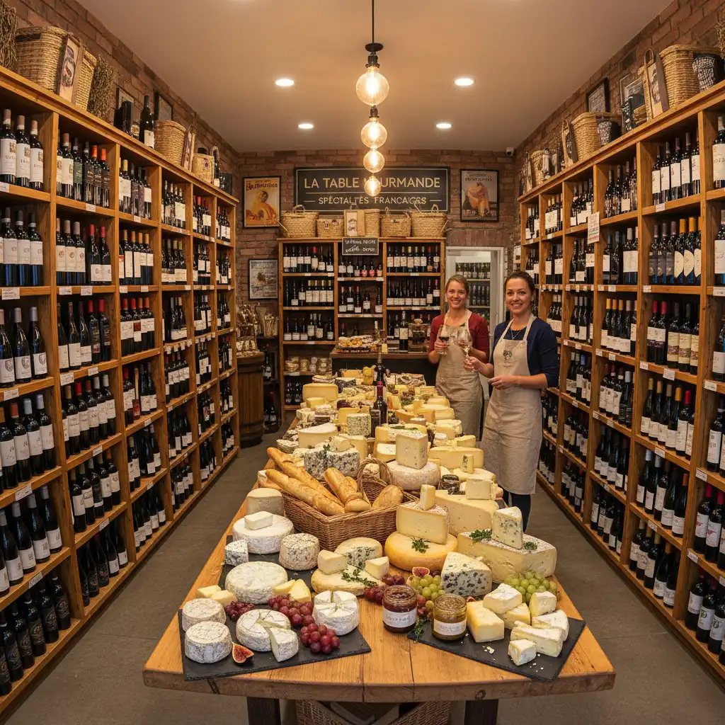 French wine and cheese selection in Noumea New Caledonia