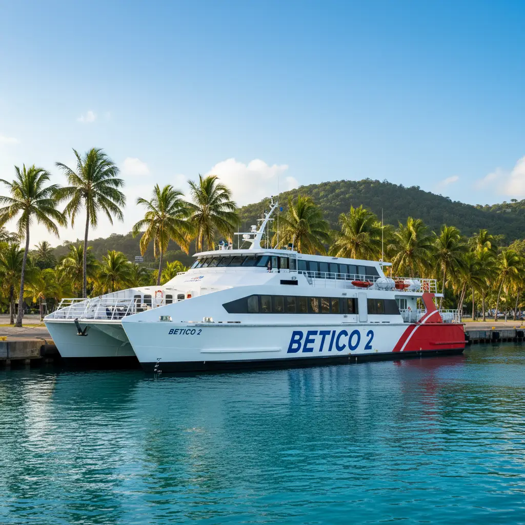 Betico 2 ferry docked in Noumea New Caledonia