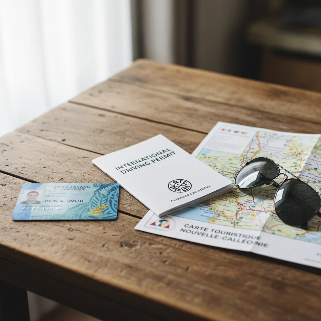 New Zealand driver's license and International Driving Permit for New Caledonia