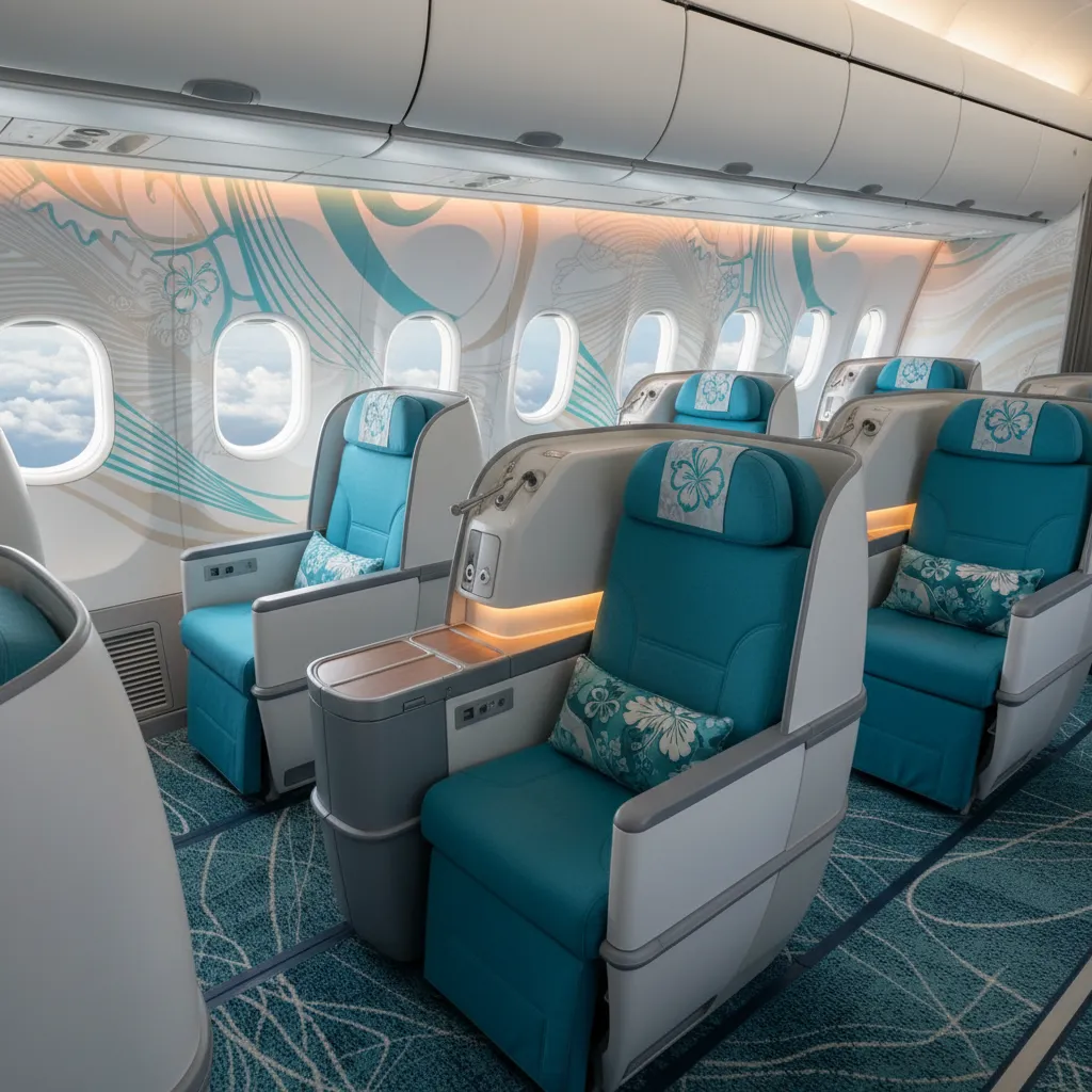 Aircalin Hibiscus Class A330neo Cabin Interior
