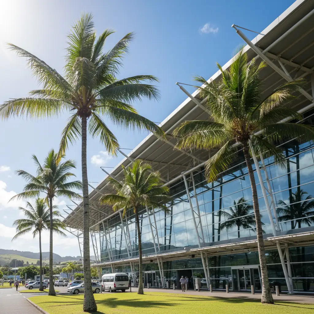 La Tontouta International Airport exterior and entrance