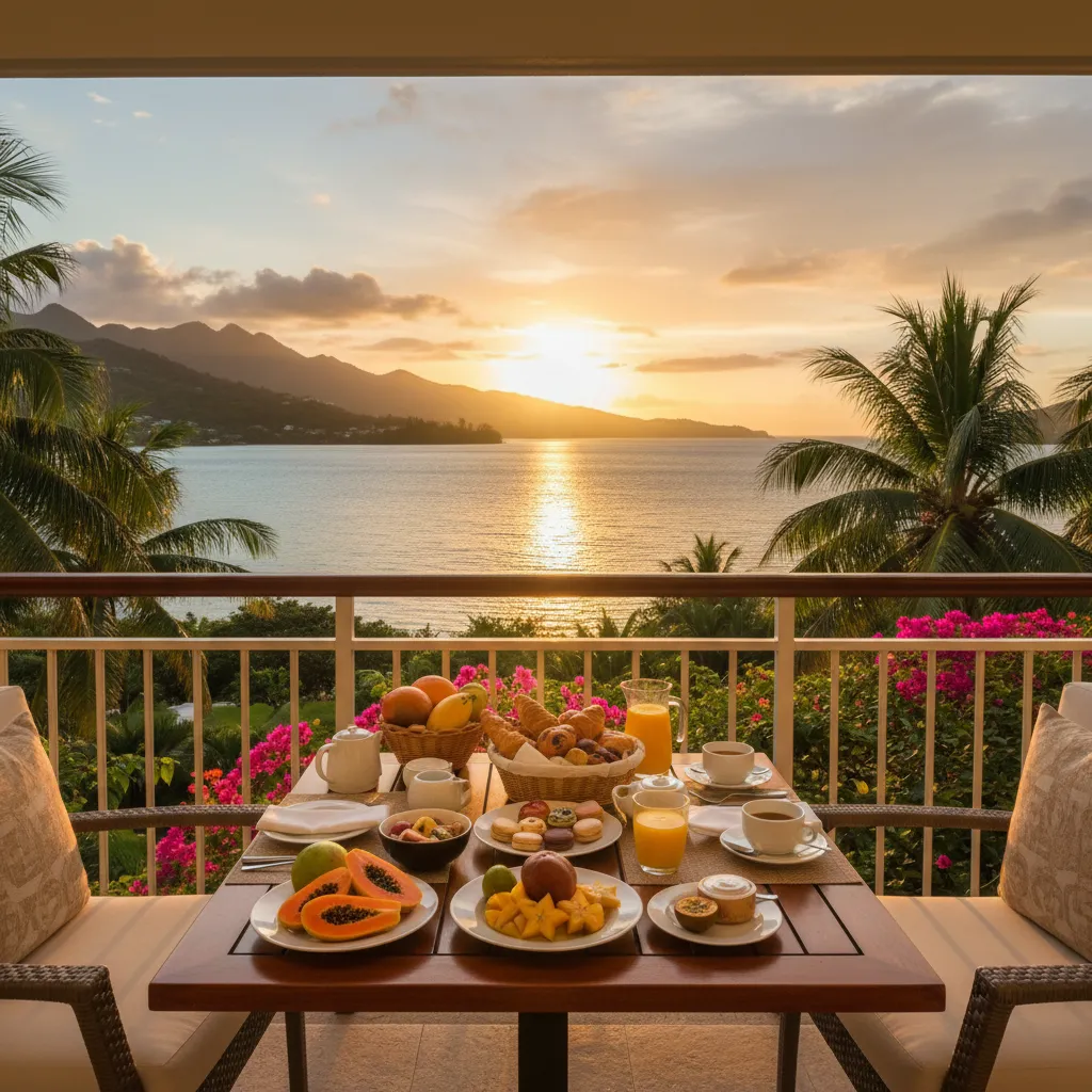 Healthy recovery meal in Nouméa