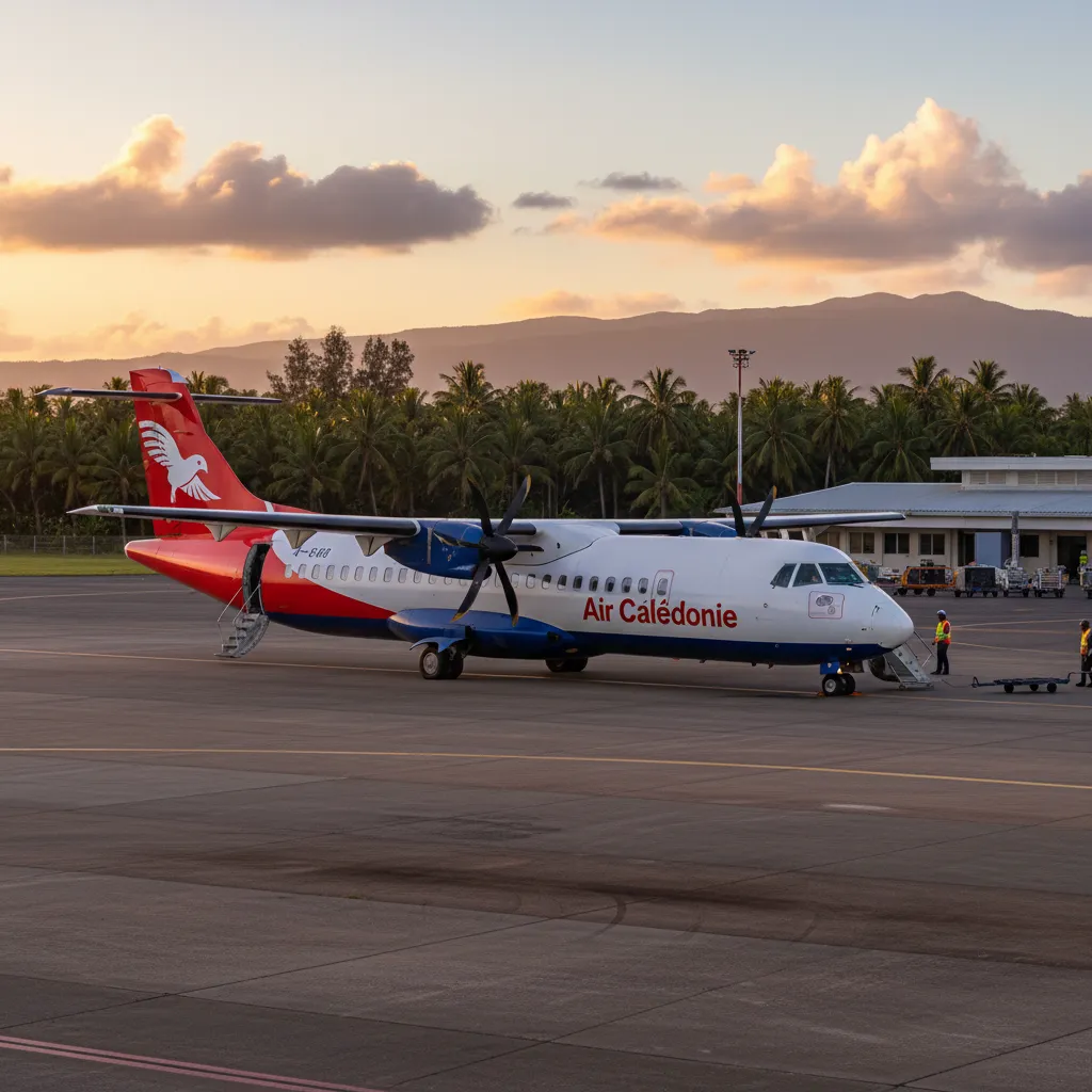 Air Calédonie ATR 72 aircraft at Magenta Airport