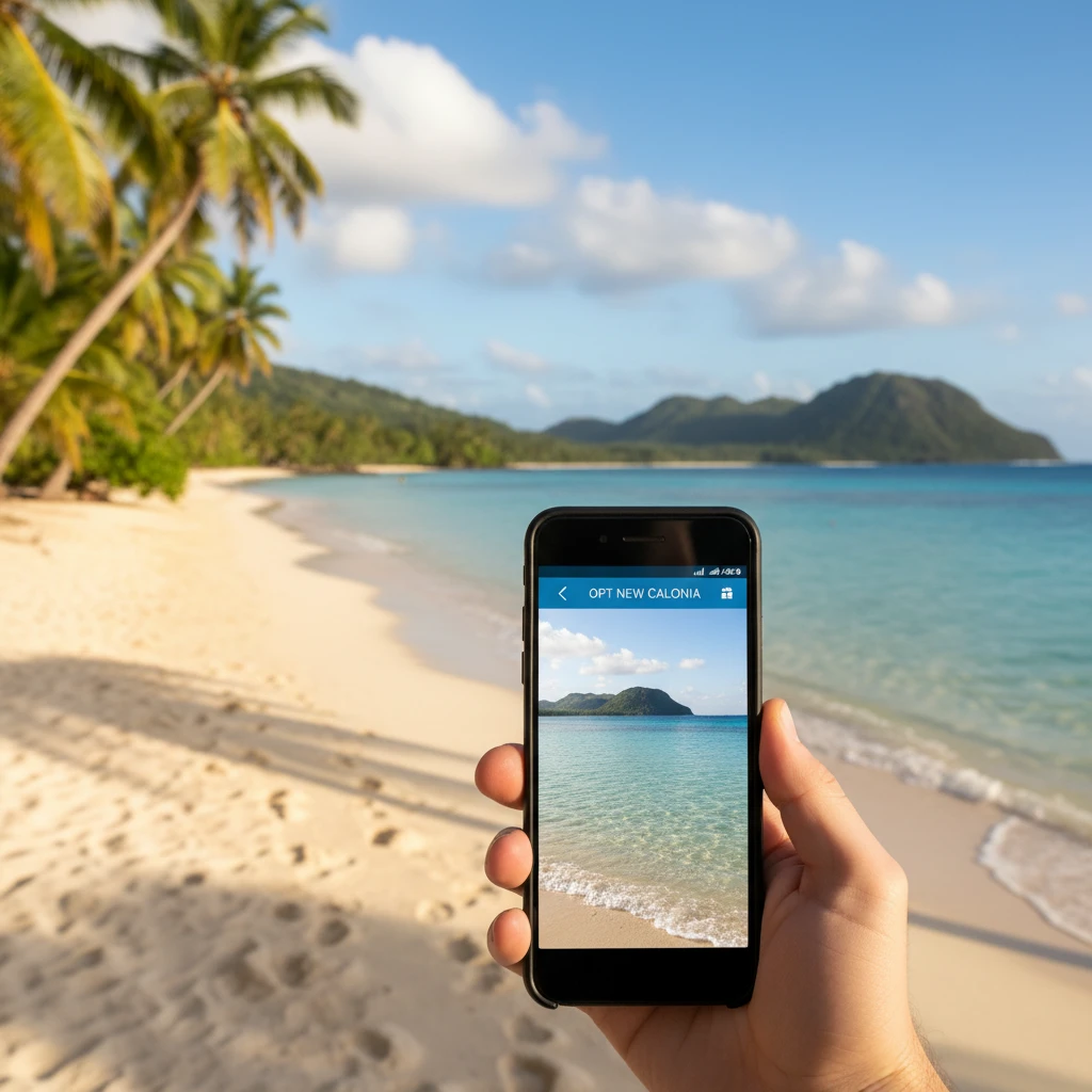 OPT-NC mobile network coverage in New Caledonia