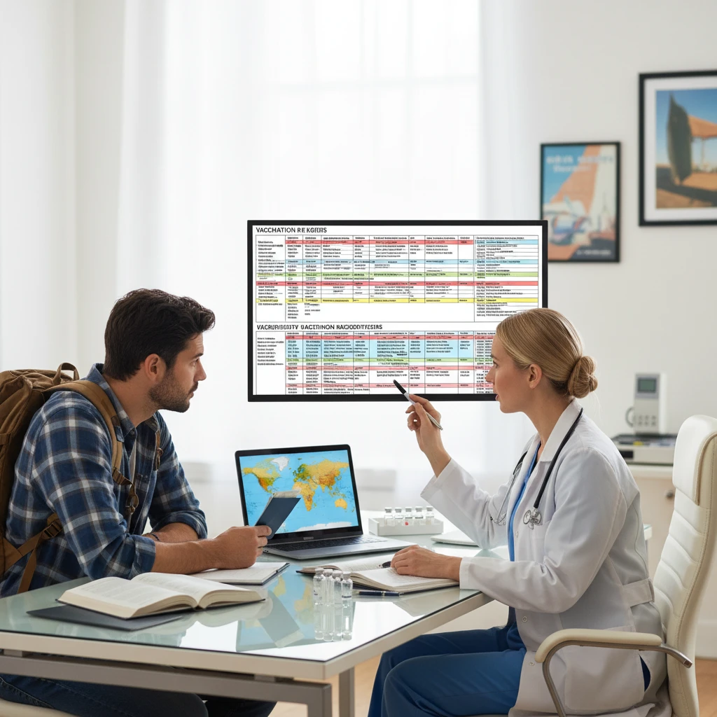 Medical consultation for New Caledonia vaccinations