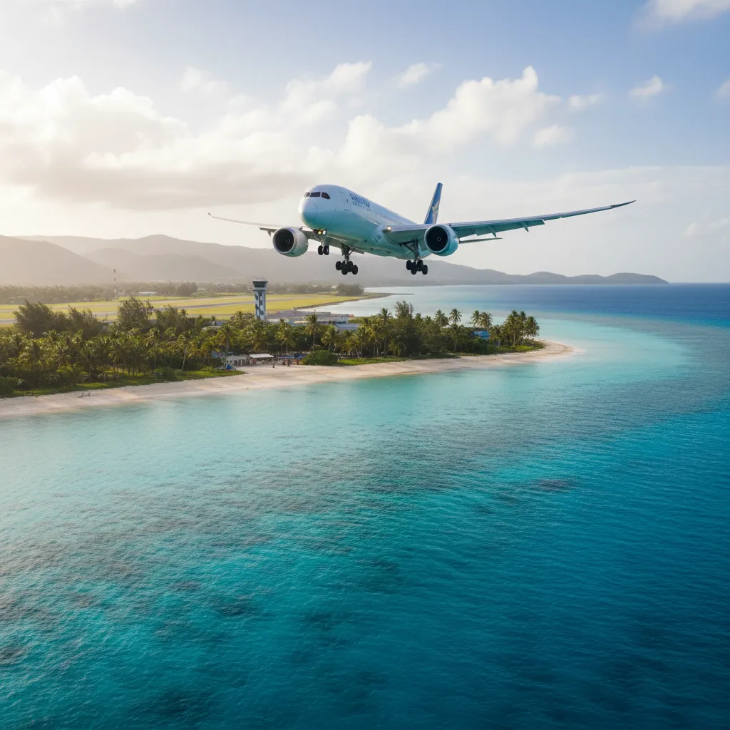 Direct flights from Auckland to the South Pacific