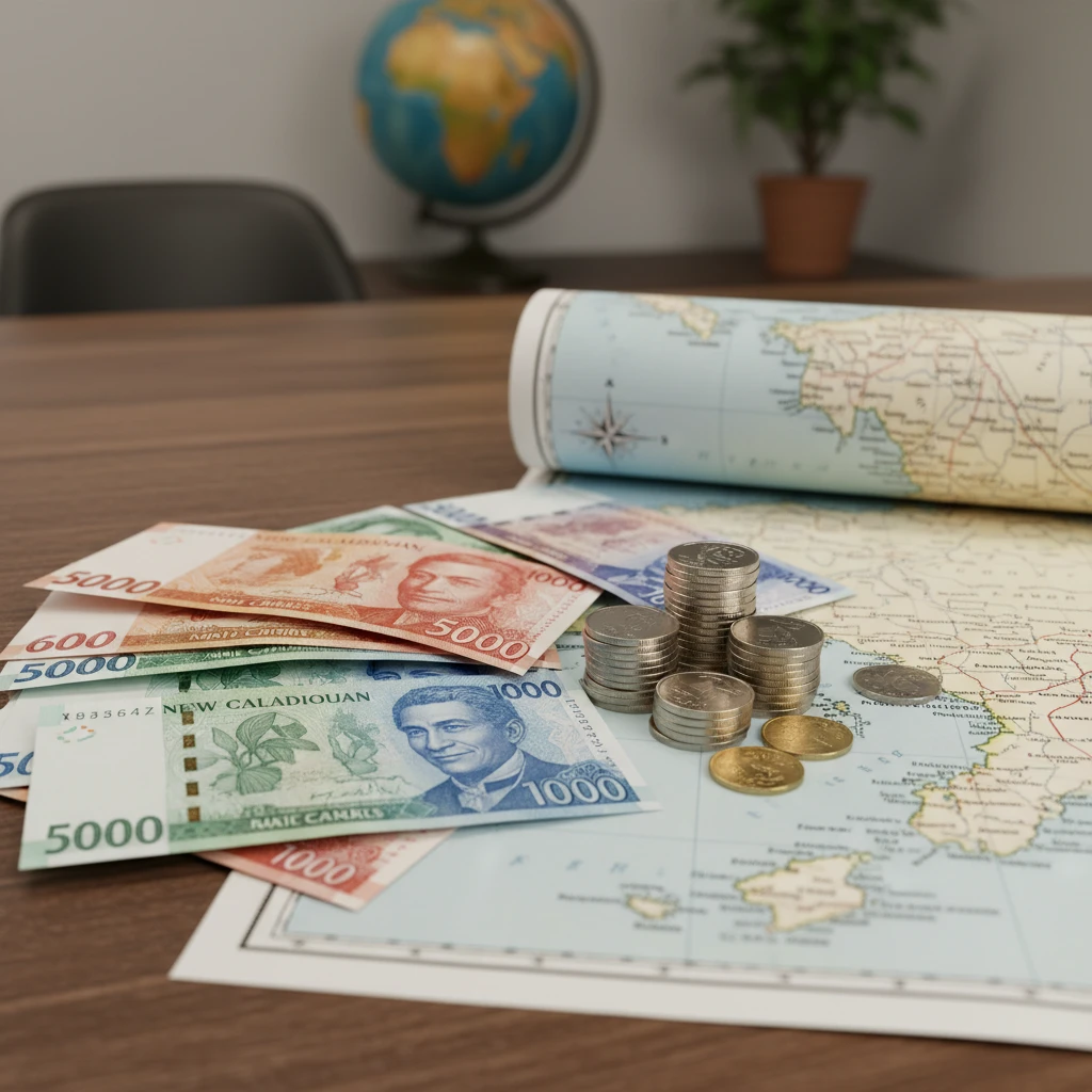 Pacific Franc banknotes and coins for NZD to CFP exchange