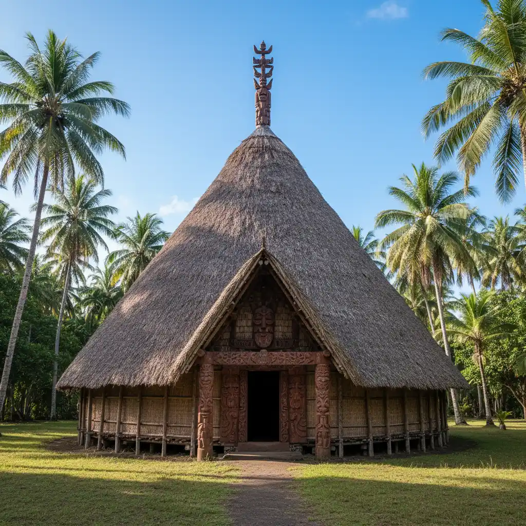 Traditional Kanak architecture in New Caledonia