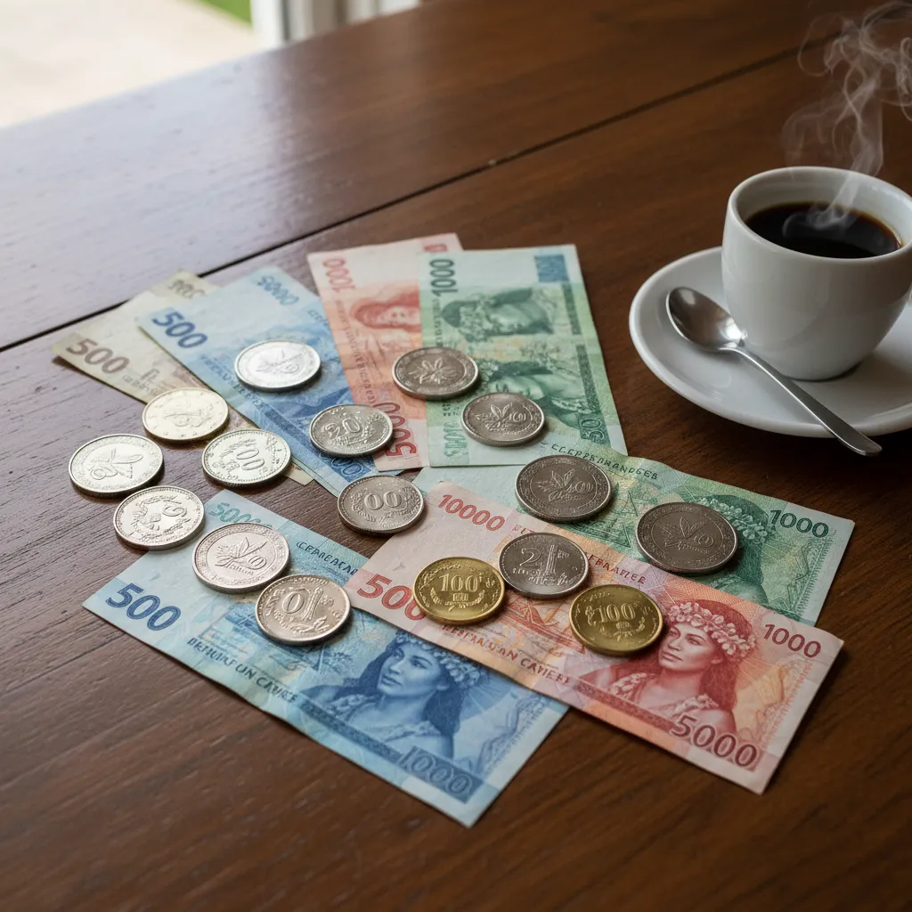 New Caledonia currency CFP Francs