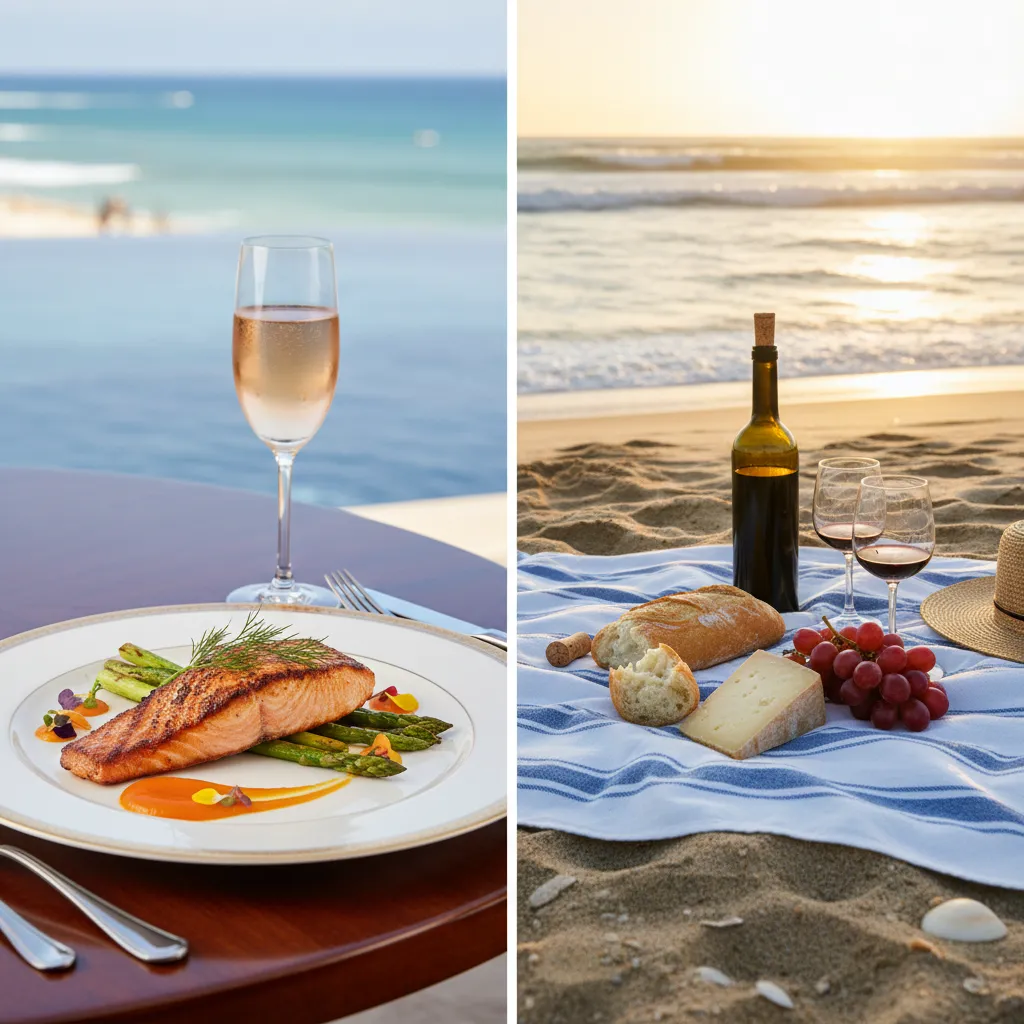 Cost comparison of resort dining vs self catering picnic