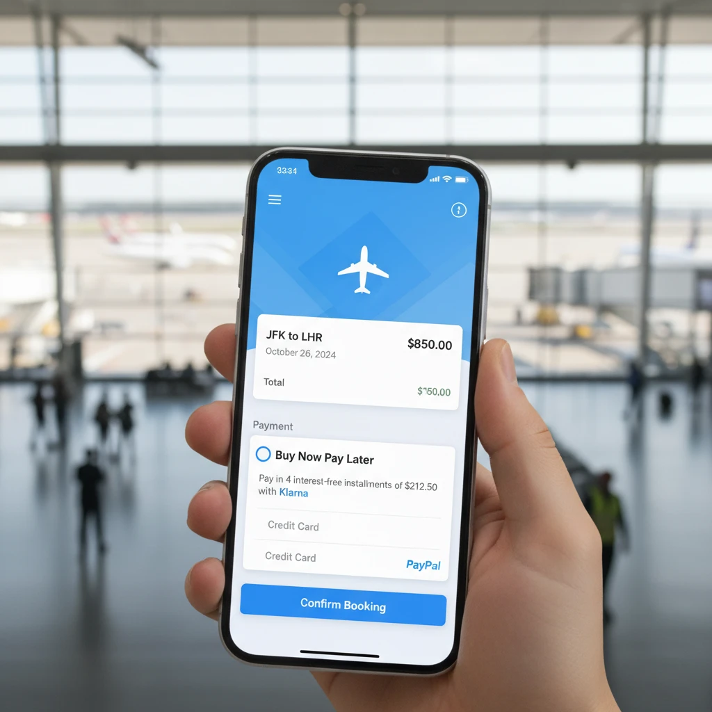 Using Buy Now Pay Later for flights to New Caledonia