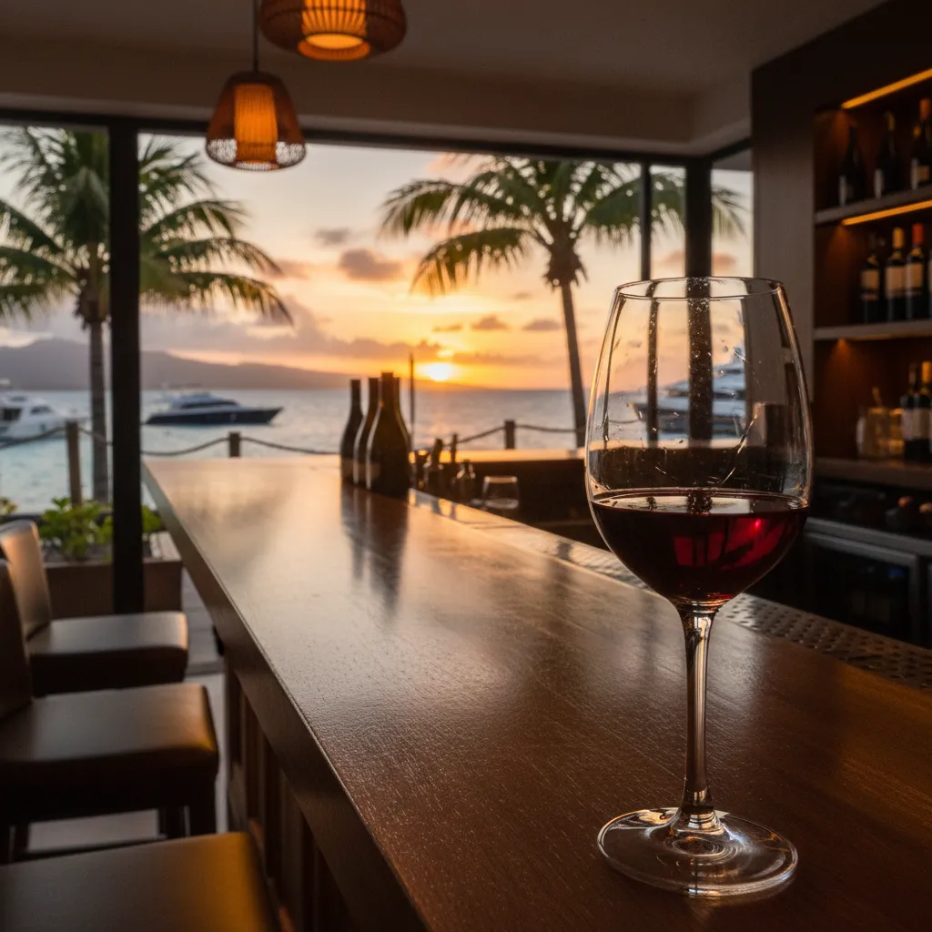 Luxury wine tasting experience in Noumea New Caledonia