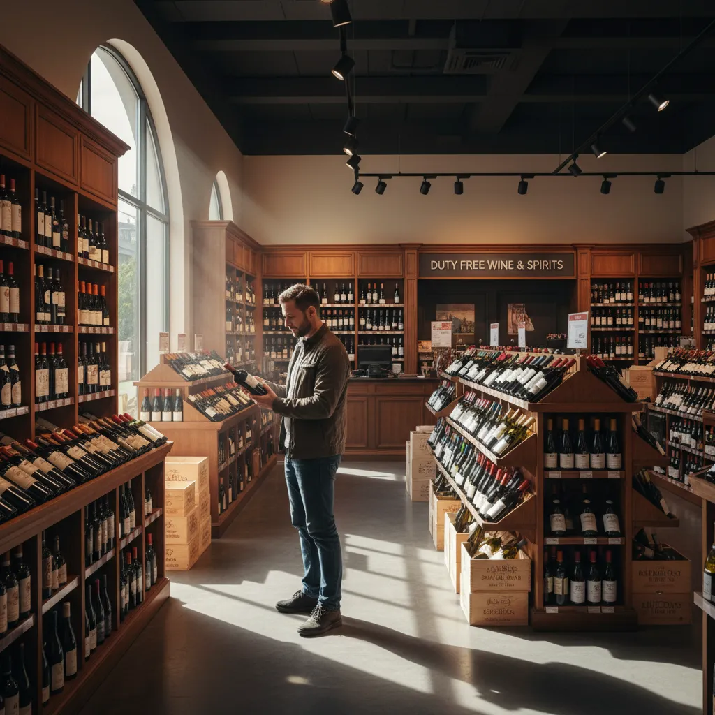 Buying French wine in New Caledonia duty free
