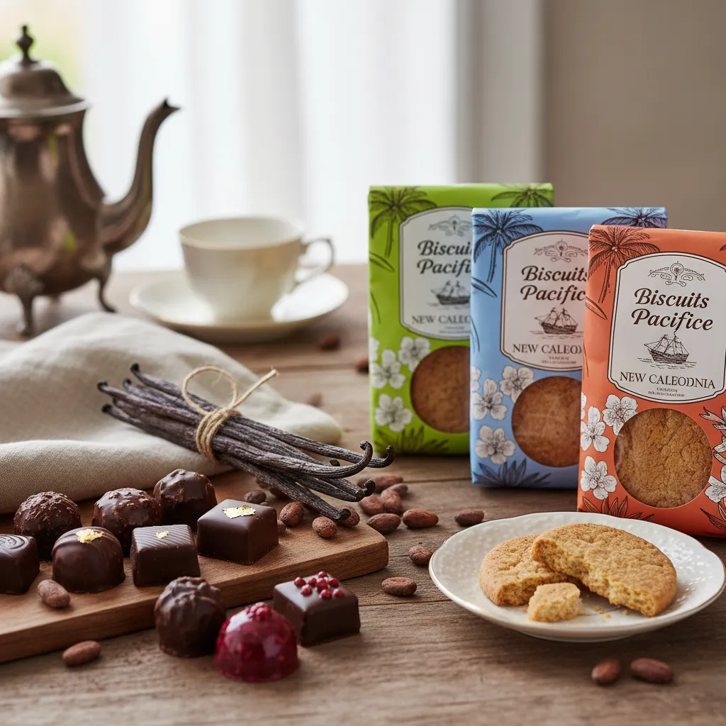 Gourmet French chocolates and vanilla from New Caledonia