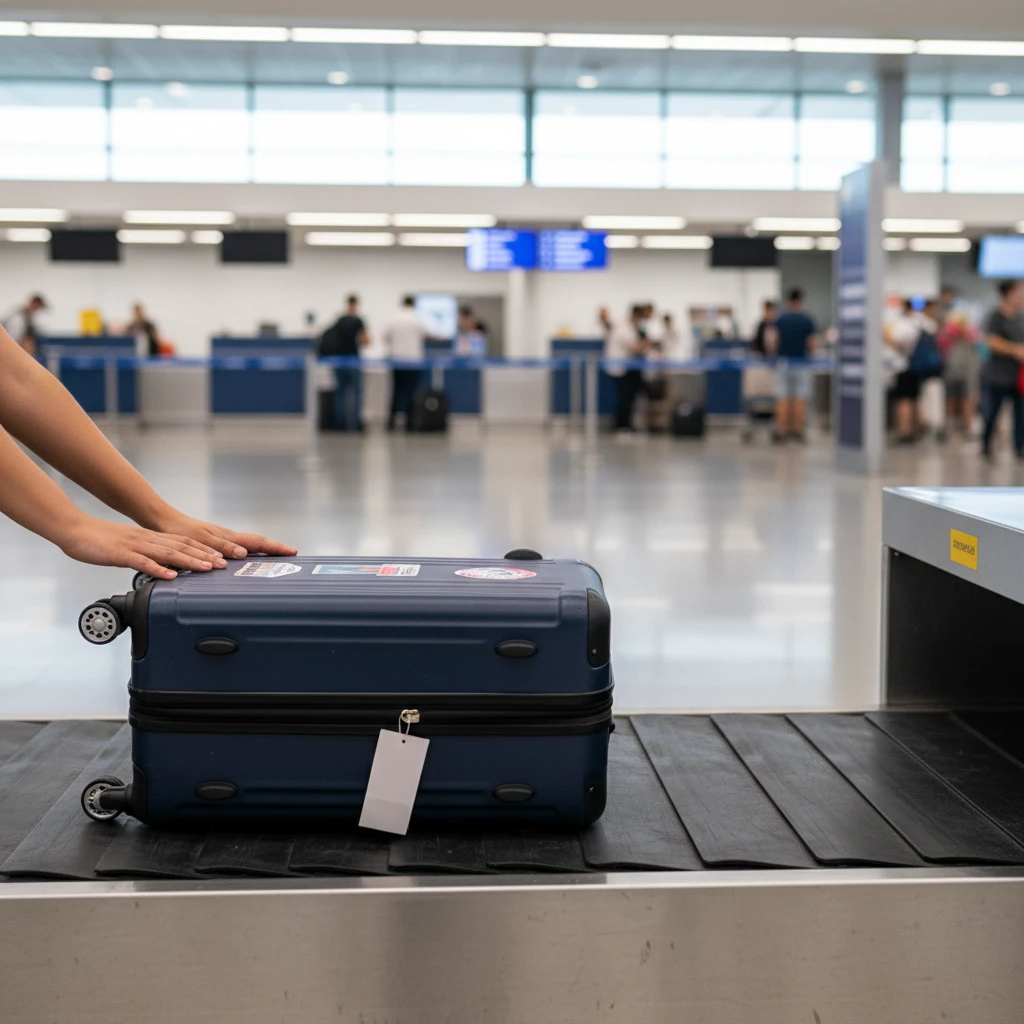Luggage screening at airport customs
