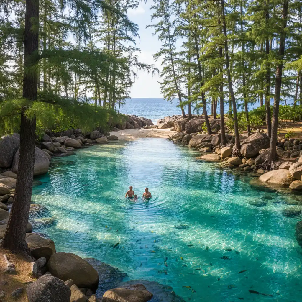 Isle of Pines natural pool New Caledonia