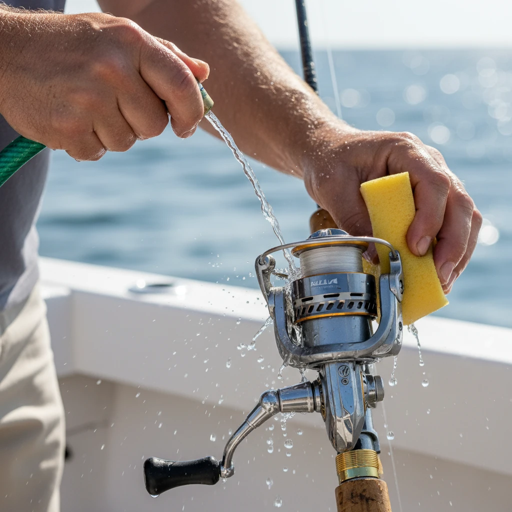 Cleaning fishing gear for biosecurity compliance