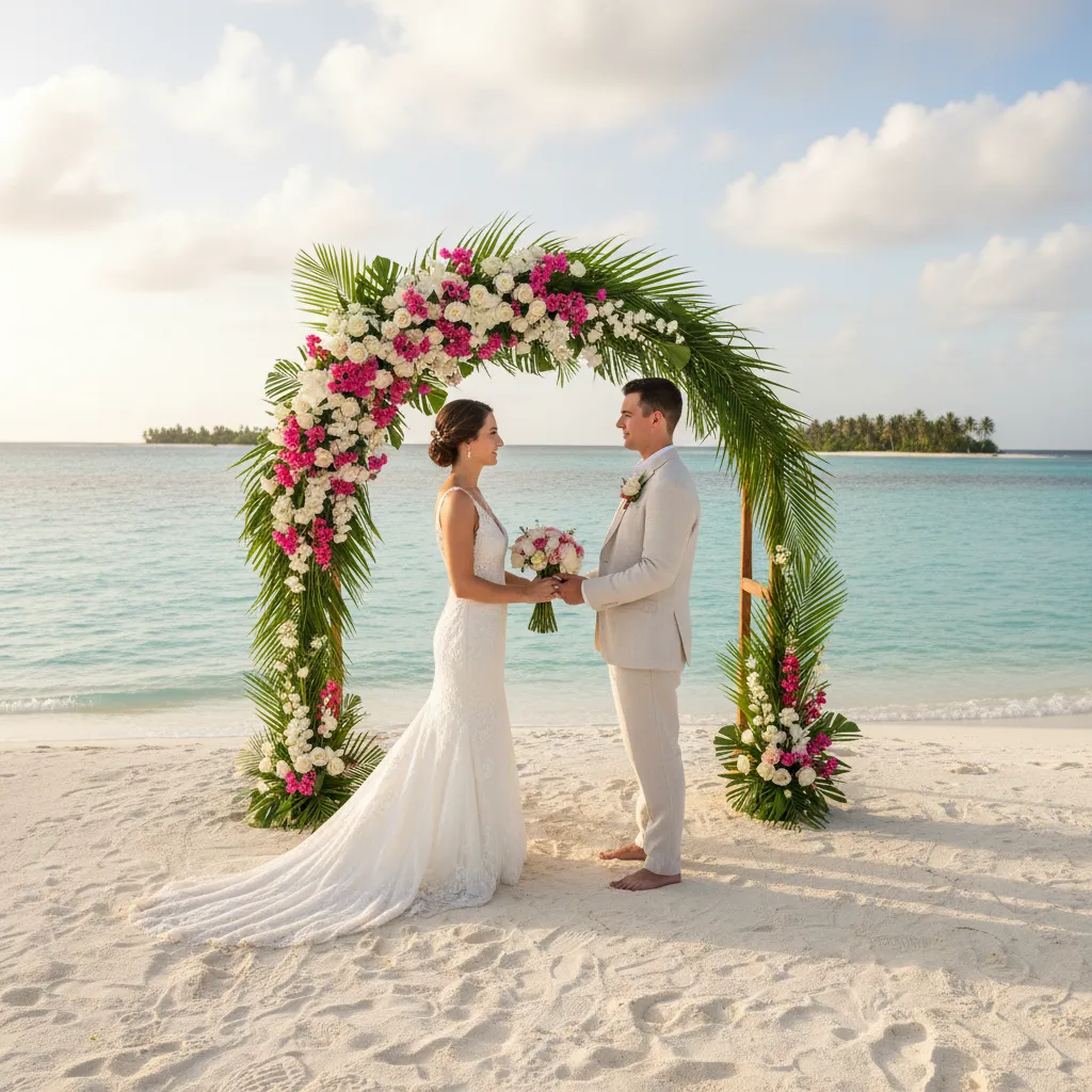 Private island sandbar ceremony New Caledonia