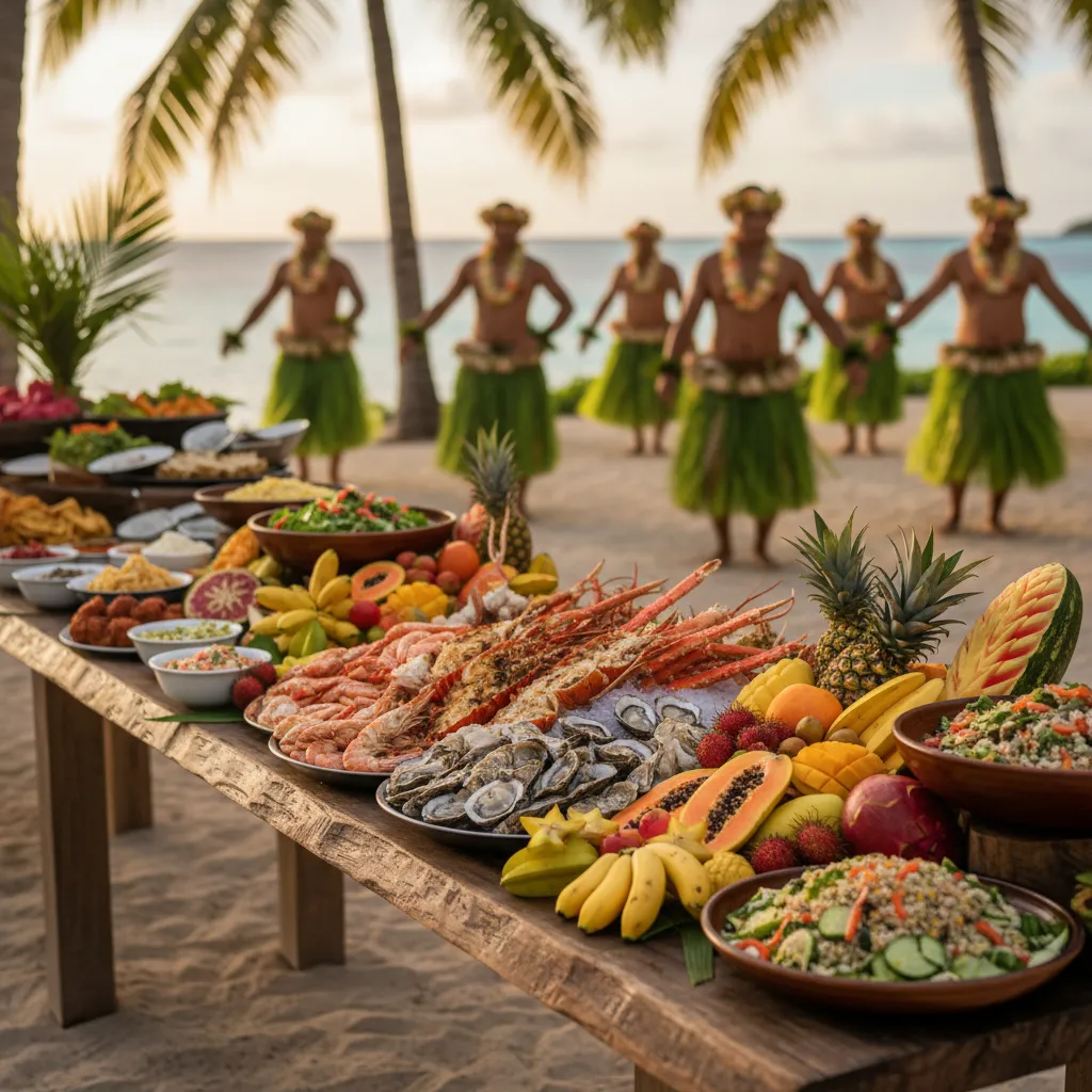 Tropical Buffet Lunch and Cultural Show at Amedee Lighthouse
