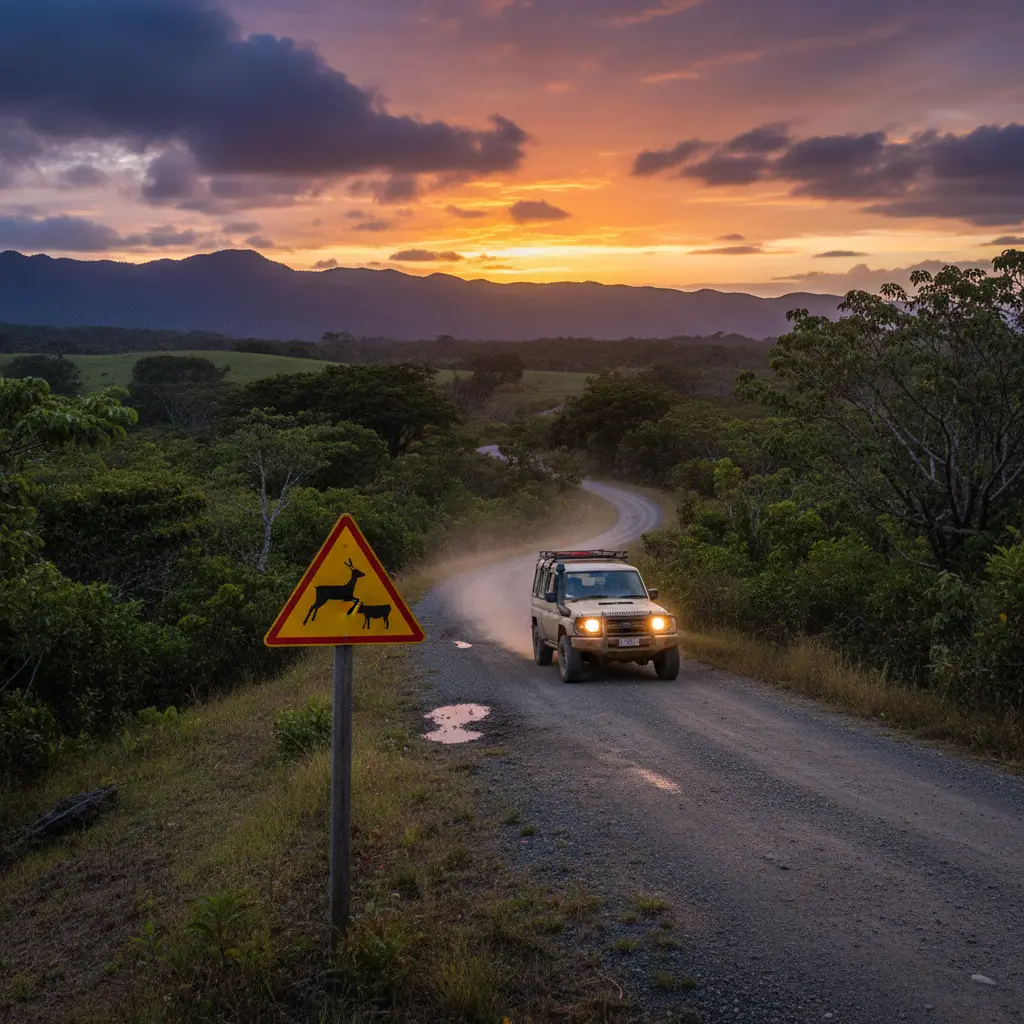 Rural road hazards in New Caledonia