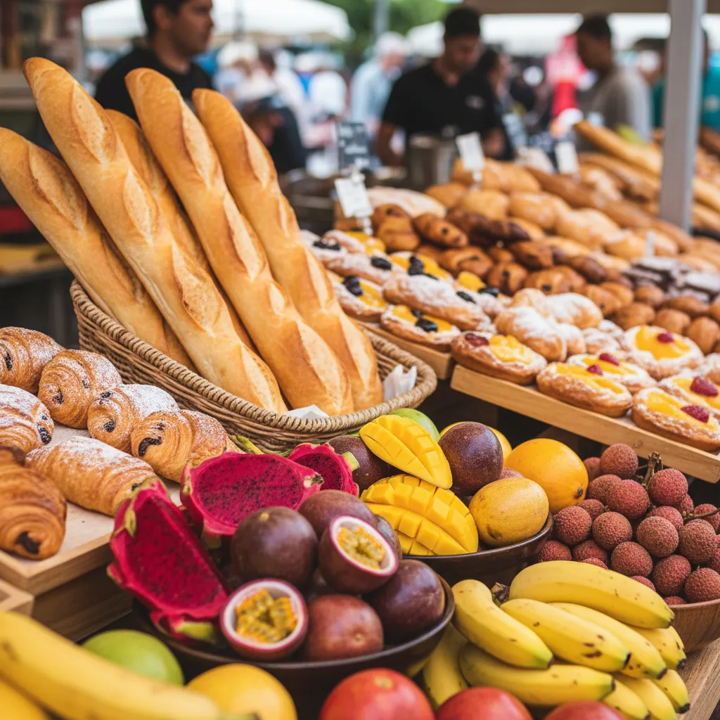 Fresh food at Port Moselle Market