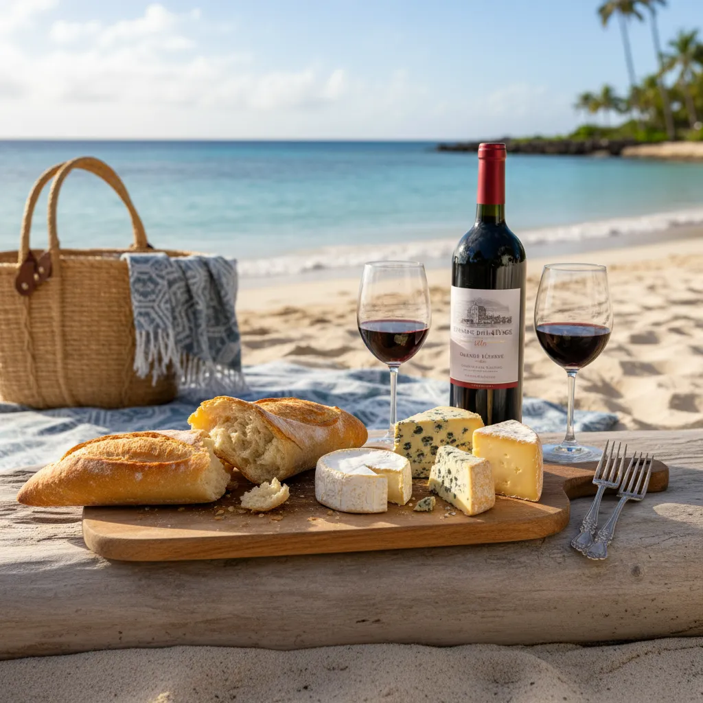 Budget friendly picnic lunch in New Caledonia