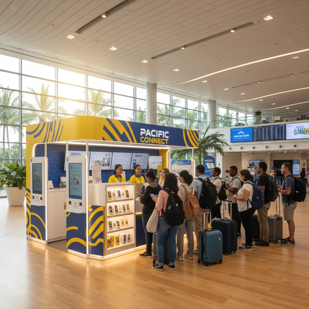 OPT Counter at Tontouta Airport