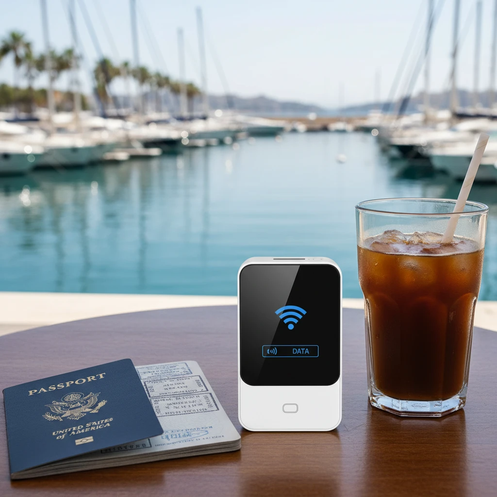 Pocket Wi-Fi device for travel