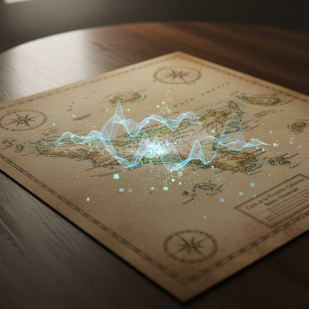 New Caledonia Coverage Map Concept