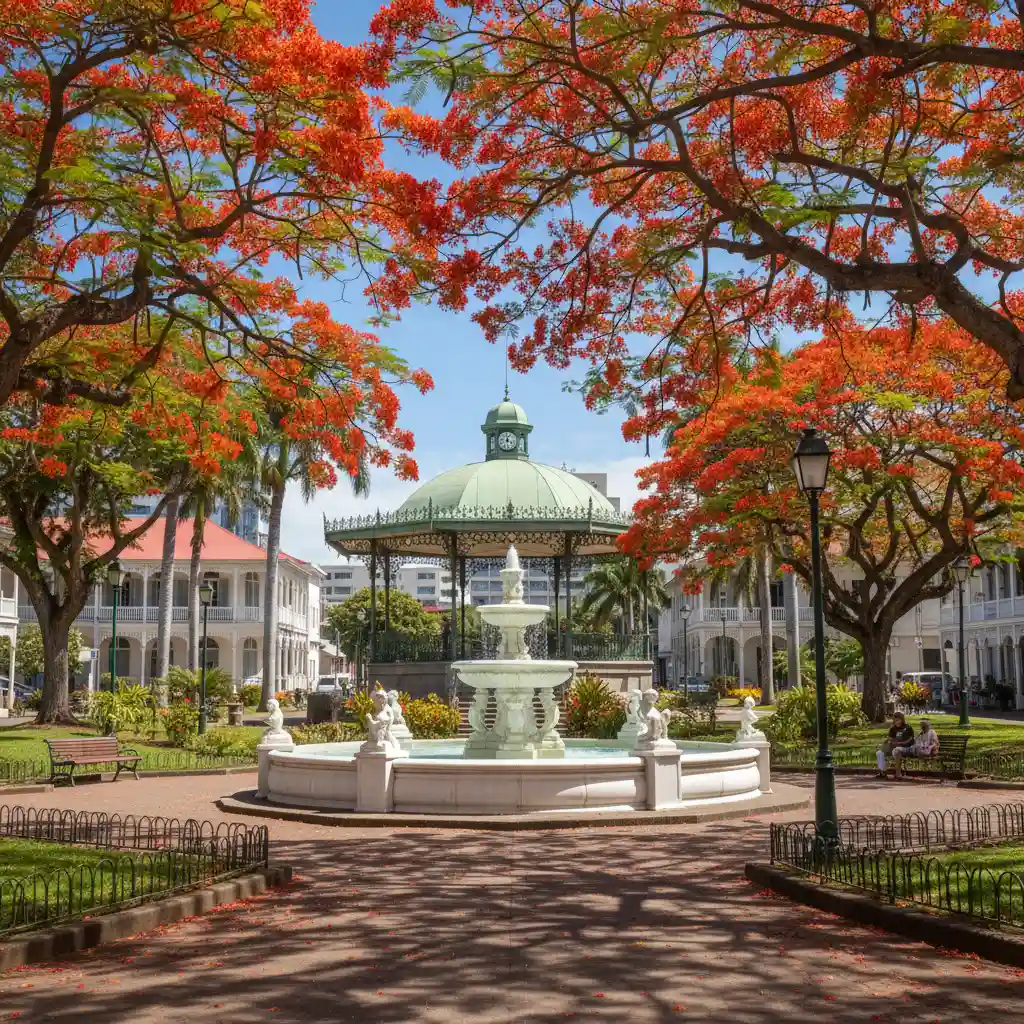 Place des Cocotiers city center park