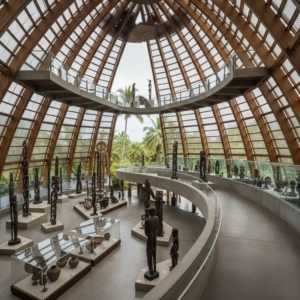 Tjibaou Cultural Centre Interior